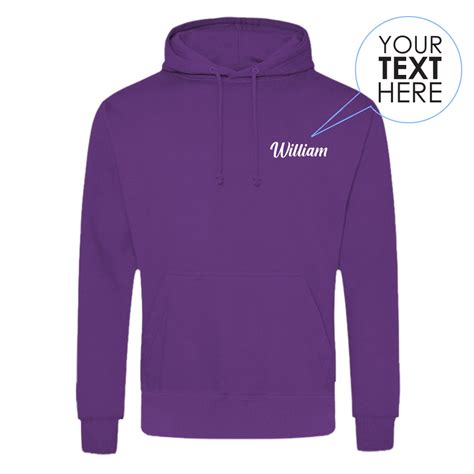 Personalized Hoodie With Front Custom Text Printing For £1099 In Uk