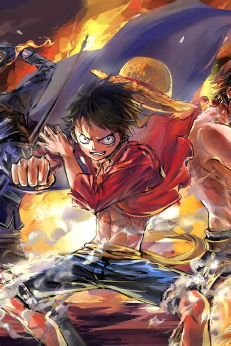 640x960 Luffy Ace And Sabo One Piece Team Iphone 4