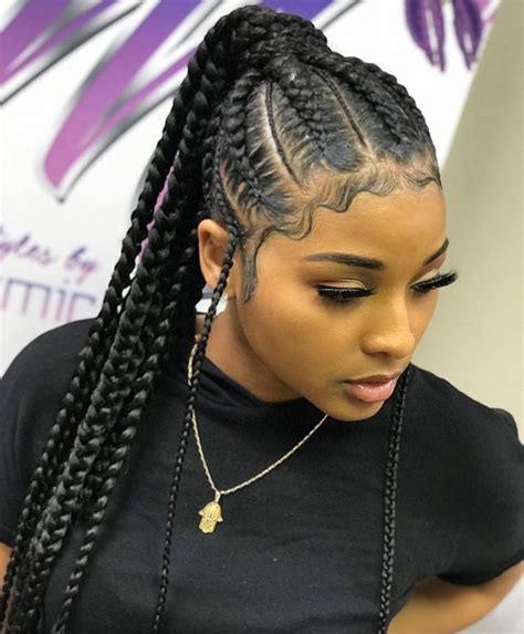Pin By Theonlybrincess💋 On H A I R ️ Cornrow Hairstyles Girls