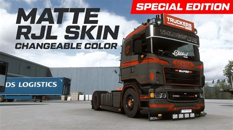 Ets Special Edition Tm Matte Paintjob Skin For Scania Rs Rjl Youtube