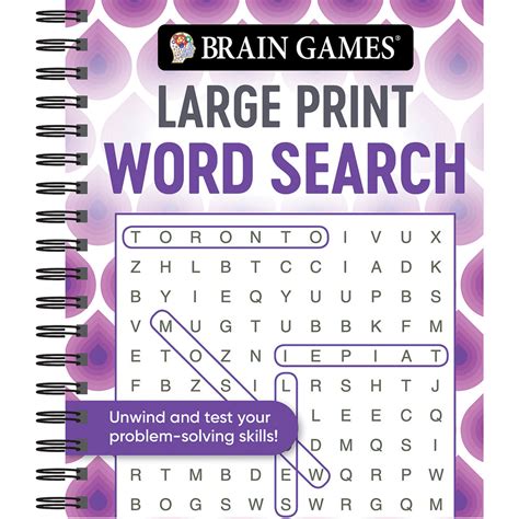 Large Print Puzzle Book Word Search Spilsbury