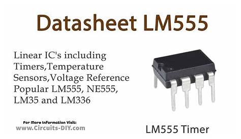 LM555 Timer - Datasheet