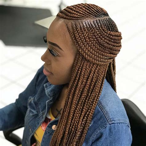Braiding your hair takes only about two minutes of your time—and the only styling tools you need are a brush and a hair band. 23 Trendy Ways to Rock African Braids | Page 2 of 2 | StayGlam
