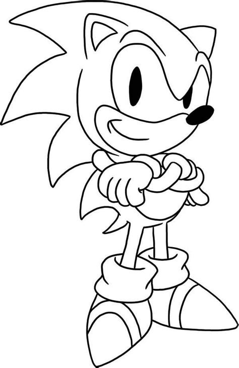 Sonic The Hedgehog Printable Coloring Sheets