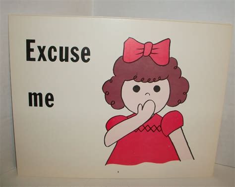 Cute Girl Excuse Me Greeting Clipart Panda Free Clipart Images