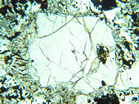 Pyroxene Plagioclase Thin Section
