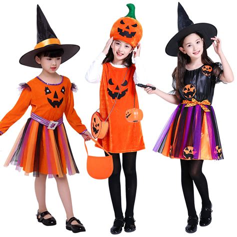 Childrens Halloween Costume Girls Pumpkin Costume Cjdropshipping