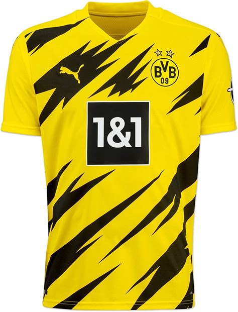 Puma Mens Borussia Dortmund Bvb 2021 Home Shirt Replica Football