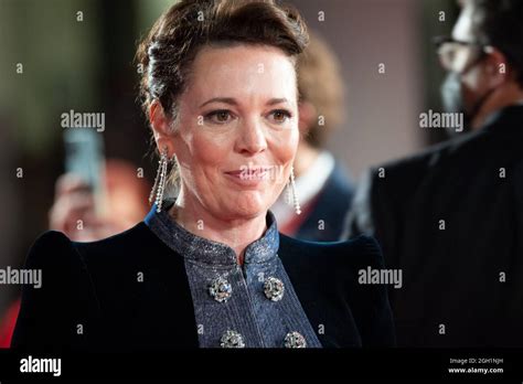 Olivia Colman Attends The Red Carpet Of The Movie The Lost Daughter