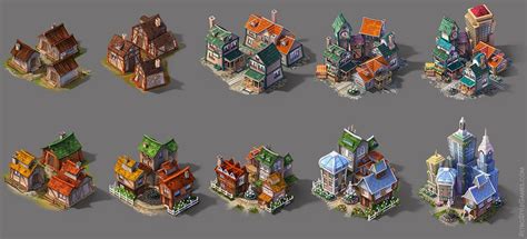 Isometric Background And Asset Examples On Level 1 Environment Trello