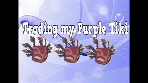 Carnival, theatrical, sports, professional, protective, military, medical, cosmetic and even emotional mask, which we can wear every day. Animal Jam: Trading Away my purple tiki! - YouTube