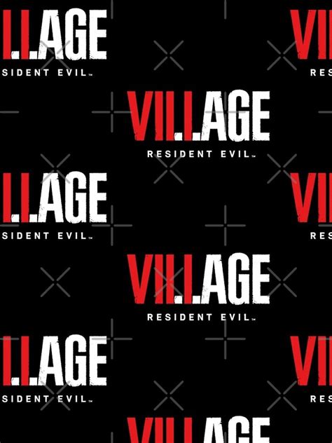 Resident Evil 8 Village Text Logo Iphone Case For Sale By