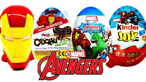 Kinder Joy Marvel Avengers Surprise Egg Unboxing 健達奇趣蛋復仇者聯盟驚喜蛋開箱 Chiii Tv Youtube