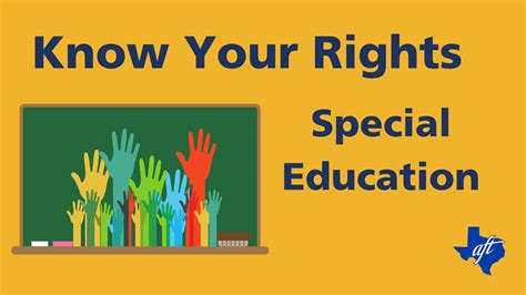 Texas Aft Special Education Rights And Requirements Texas Aft