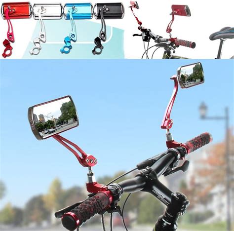 360° Rotate Universal Handlebar Rearview Mirror For Mtb Bike Bicycle Cycling Mirrors Sporting Goods
