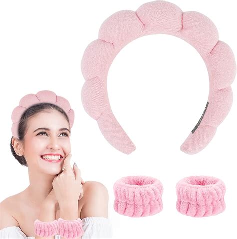 Makeup Headband Microfiber Wristbands For Womenreayou Spa Headband