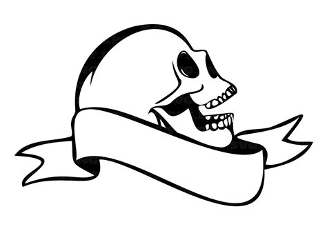 Skeleton Face Svg