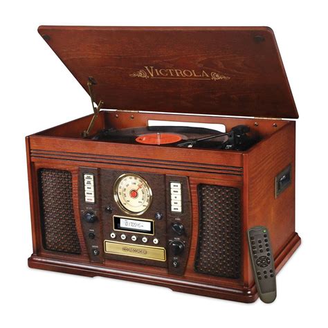 Victrola Aviator 8 In 1 Bluetooth Turntable And Multimedia Center With