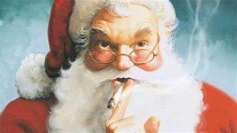 Santa Claus Is Smoking Reefer