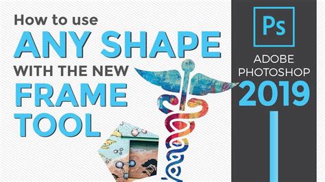 How To Use Any Shape With The Frame Tool In Adobe Photoshop Cc Youtube