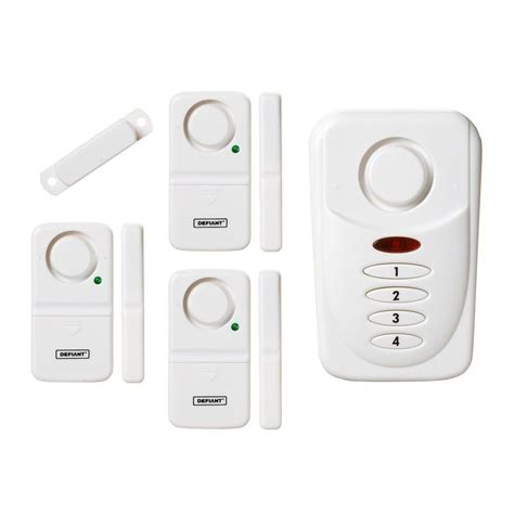 Defiant Home Security Wireless Alarm Kit Model 1001 090 458