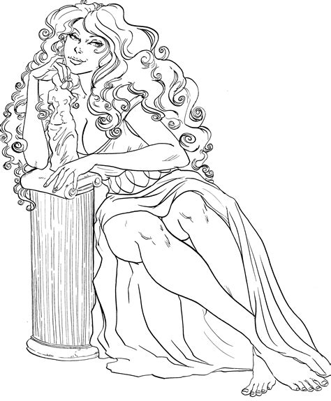 How To Draw Aphrodite Coloring Page Trace Drawing Porn Sex Picture