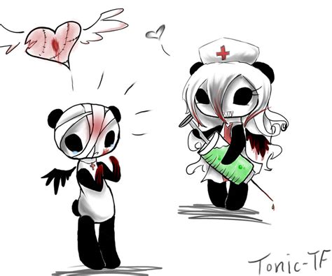 Emo Panda Love By Tonic Tf On Deviantart