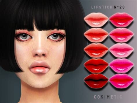 Lipstick N20 By Cosimetic At Tsr Sims 4 Updates