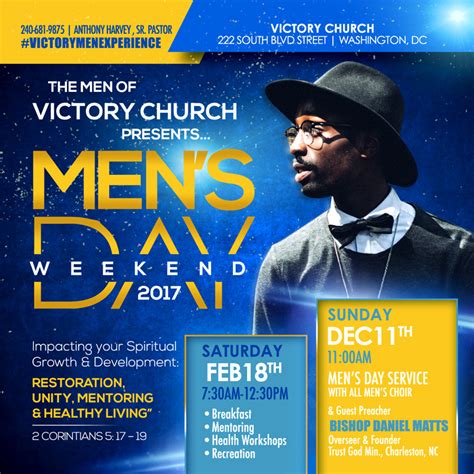 Mens Day Conference Template Raiona Denise Bringing Vision To Life