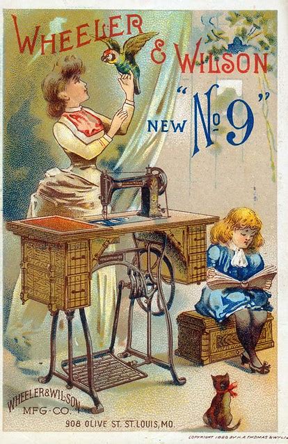 Wheeler And Wilson New No 9 Sewing Machine Ad 1888 Flickr