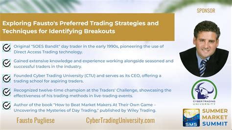 Fausto Pugliese Exploring Faustos Preferred Trading Strategies And