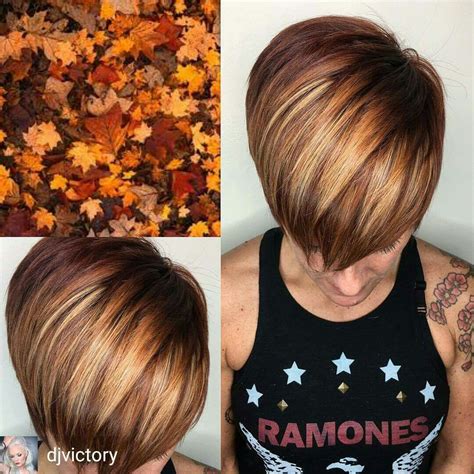 Love This Colors Of Fall Highlights Hairstyles Hair Color