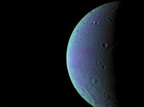 Oxygen Detected In Saturns Dione Moon
