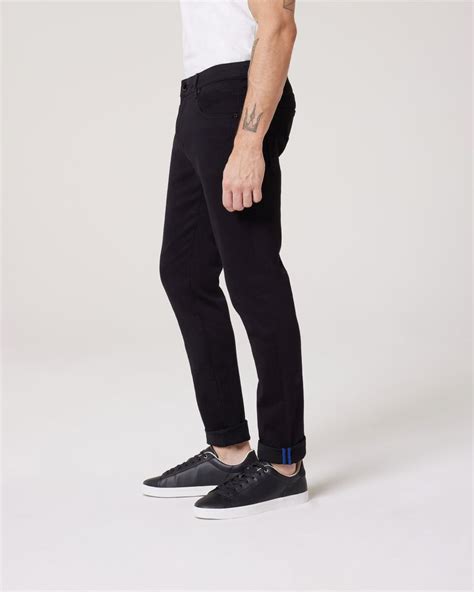 Slim Stretch 5 Pocket Denim Jeans Black Weekend Casual Politix