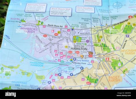 Map Of City Of Hamilton Bermuda City Of Hamilton Bermuda On A Map