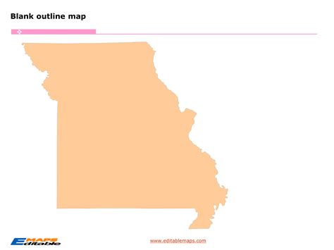 Missouri Map Editable Powerpoint Maps