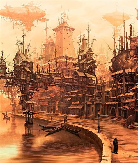 The Art Of Animation Steampunk City Steampunk Art Fantasy Landscape