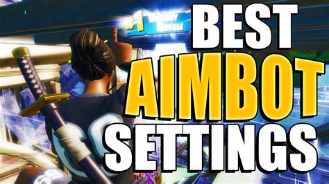The Absolute Best Linear Settings In Fortnite To Aimbot Best
