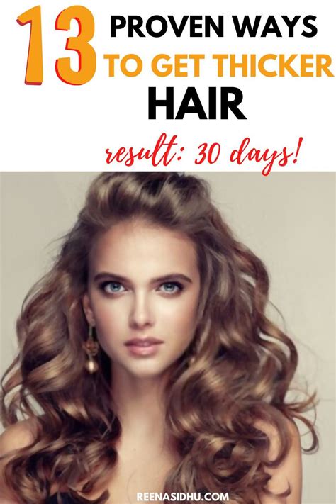 Trimming your hair gets rid of length that could be weighing your hair down (the opposite of what you want if you're looking for a more. 13 Proven Ways To Get Thicker Hair In 30 Days in 2020 ...