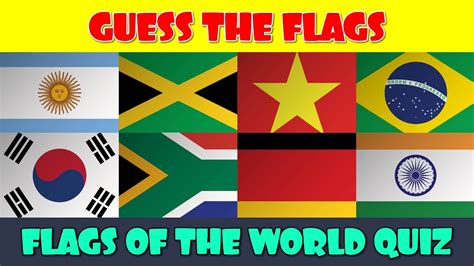 Countries Guess The Flag Quiz Youtube