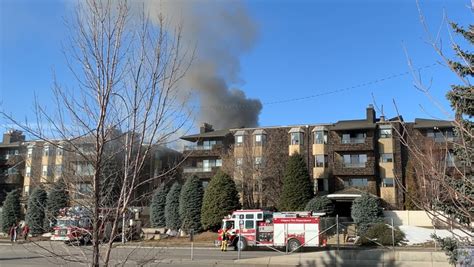 Crews Battle Fire At Apartment Building Near Market Mall Ctv News