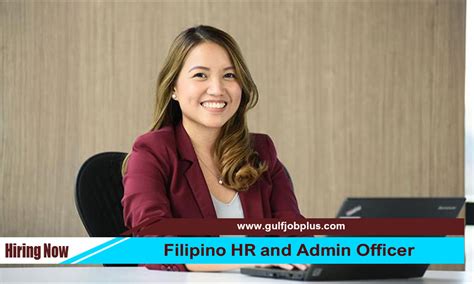 filipino hr and admin officer uae fresher are welcome gulf job plus