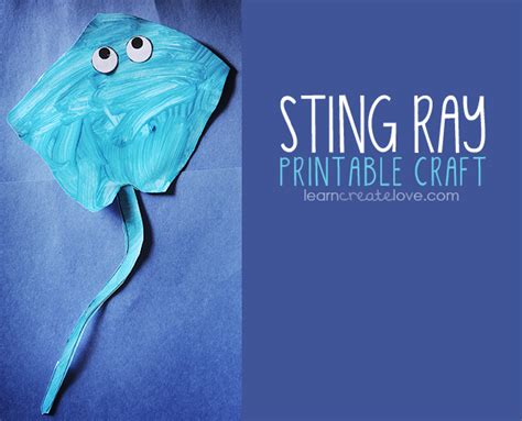 Printable Sting Ray Craft