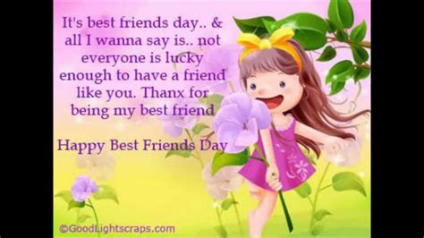 It is a day you can take to let your very best friend know just how much they mean to you. Happy Best Friends Day - YouTube