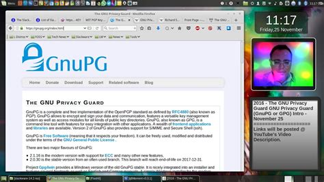 2016 The Gnu Privacy Guard Gnupg Or Gpg Intro November 25webm