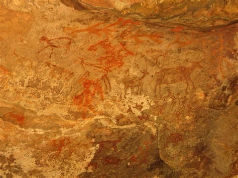 Bhimbetka Cave Paintings Art From A Pre Historic Era