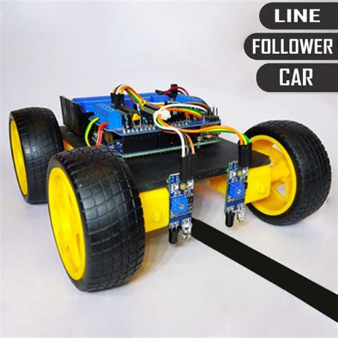 Diy Arduino Base Line Follower Robot • High Technology Electronics