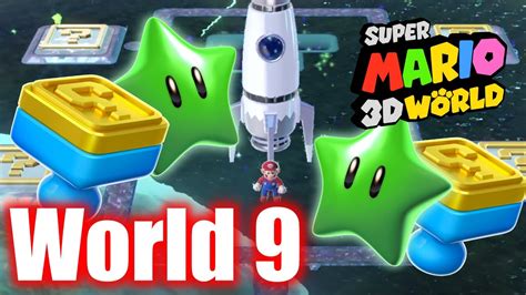 Super Mario 3d World World 9 Star World 100 Playthrough All Green Stars And All Stamps