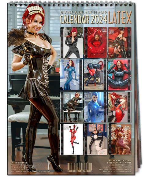 Bianca S Calendars X FAN Pack Bianca Beauchamp OFFICIAL Latex Fetish And Nudes Photos