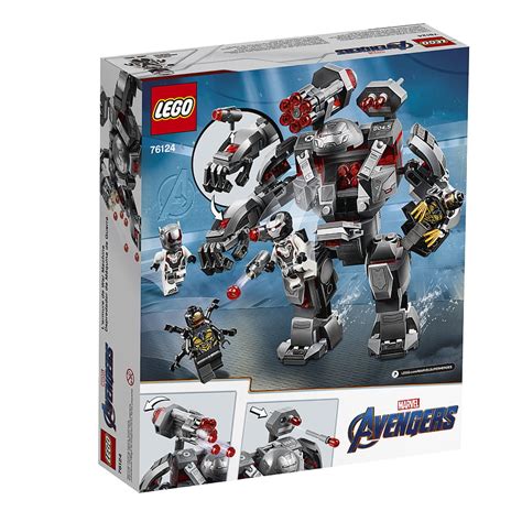 Lego Marvel Avengers War Machine Buster 76124 Superhero Mech Building